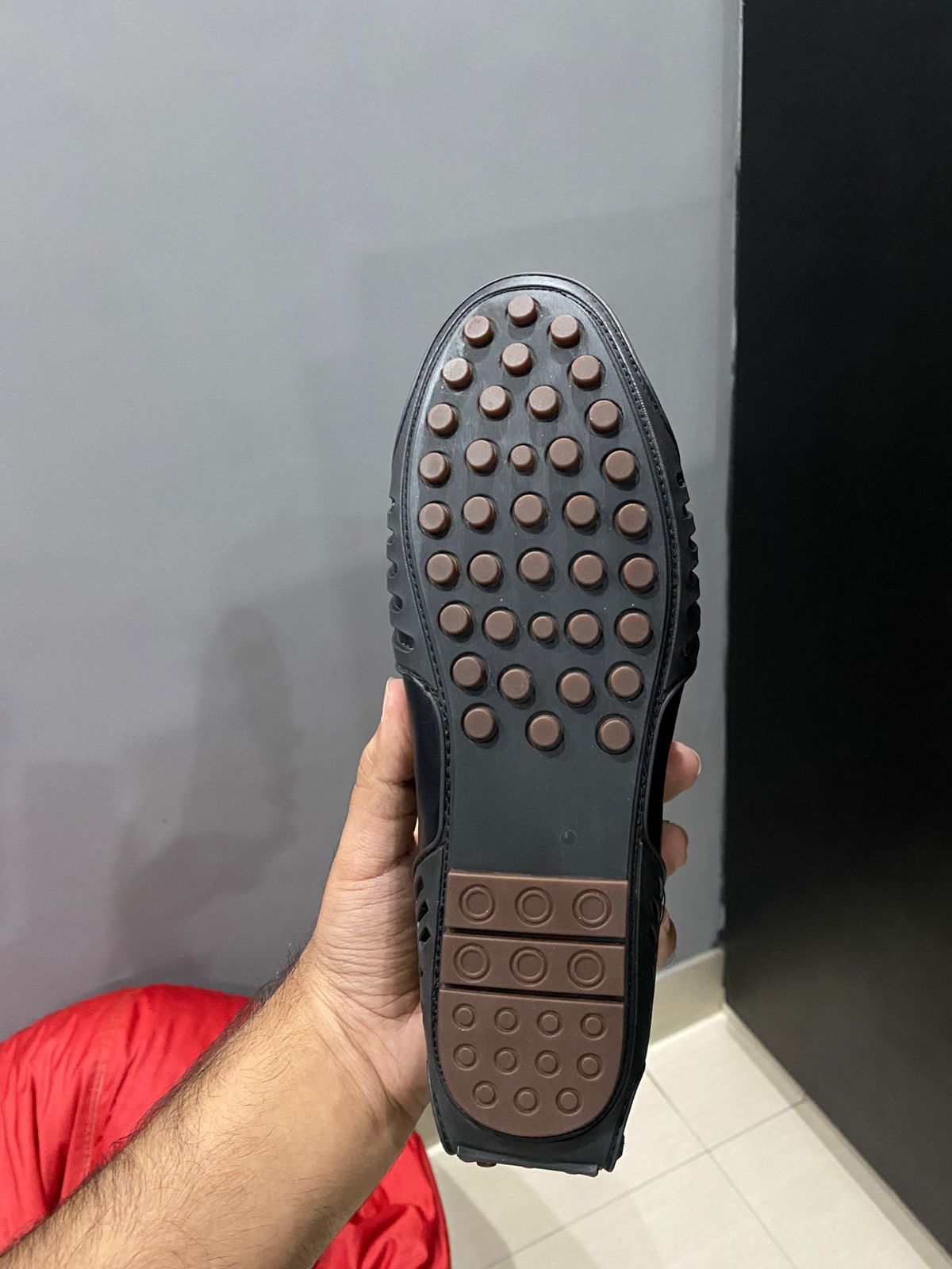 ARCH SUPPORT Black Trail Loafer ( Medicated)