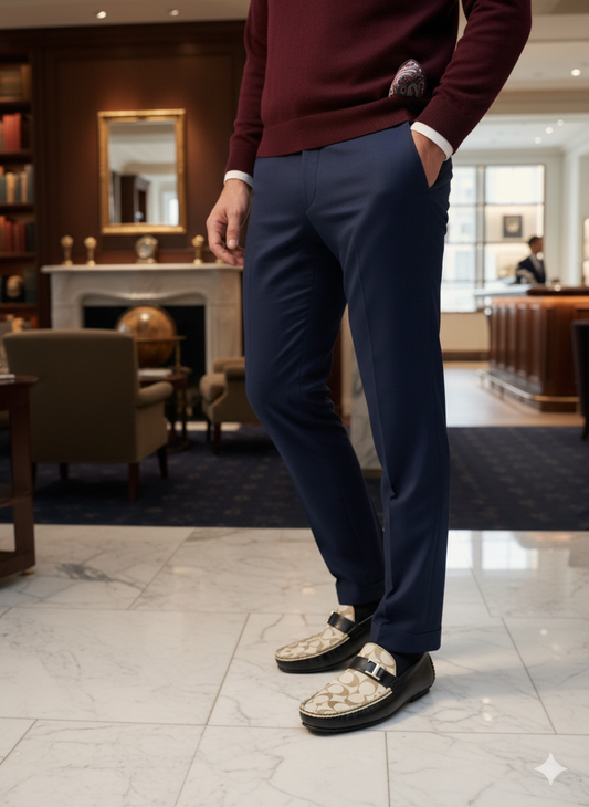 Coach Signature Leather Loafer