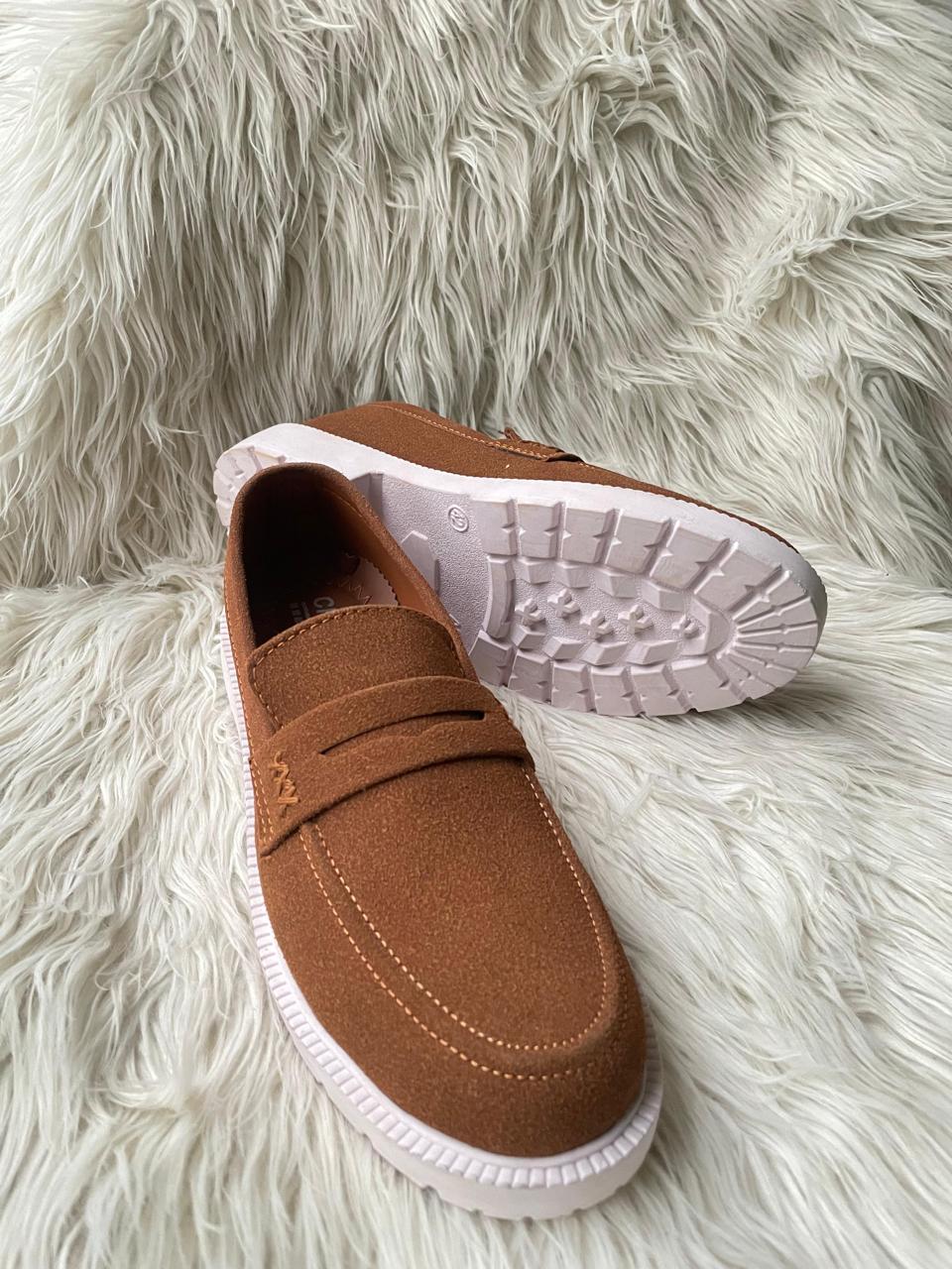 Royal Coral Suede loafer 👑