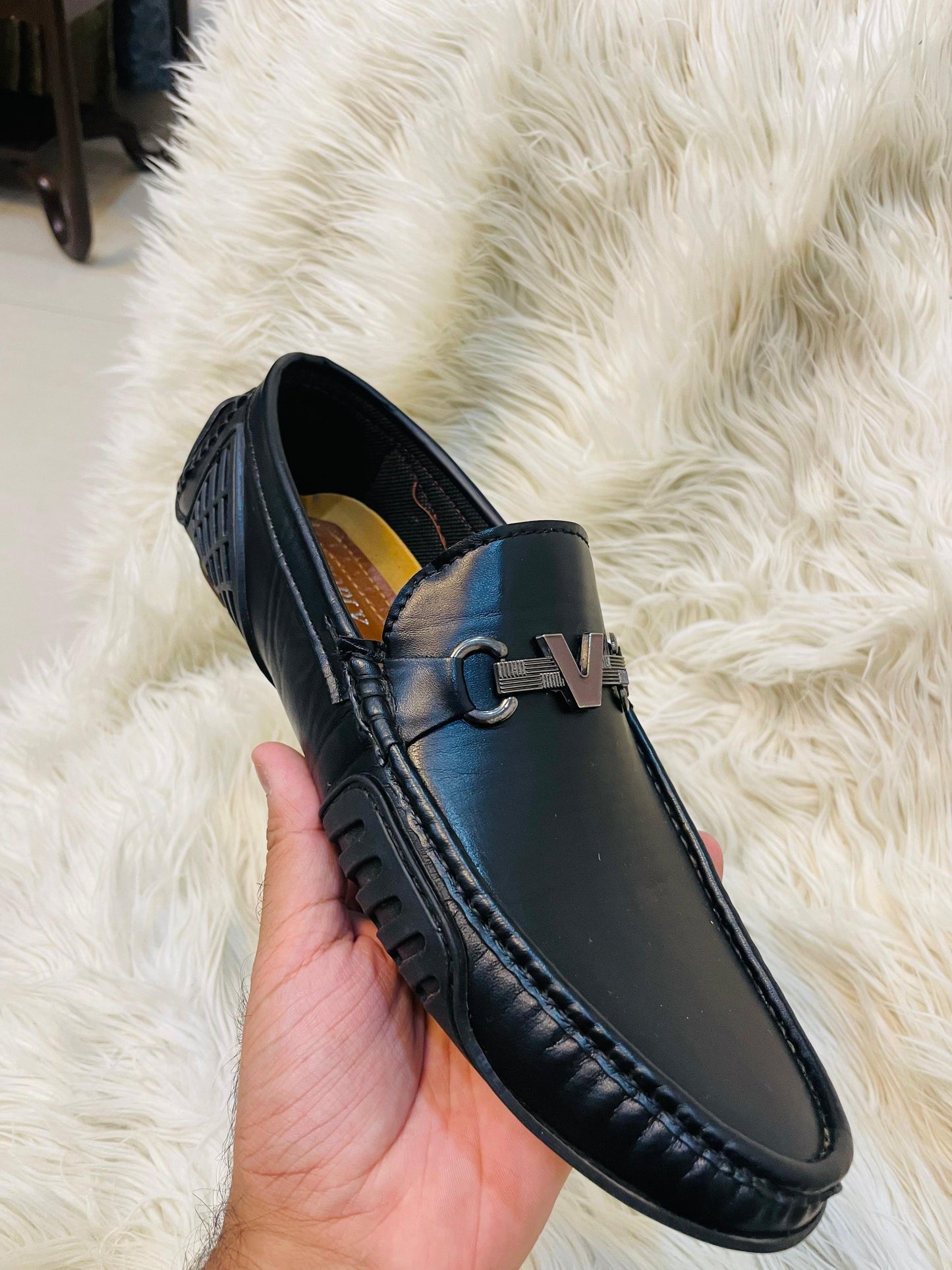 ARCH SUPPORT Black Trail Loafer ( Medicated)