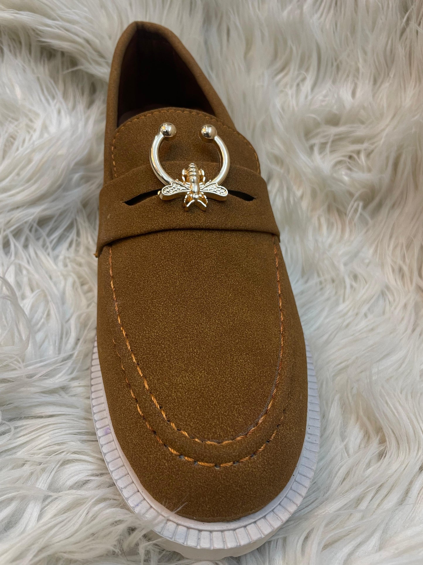 Royal Coral Suede loafer 👑